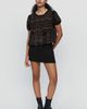 By Anthropologie Velvet Burnout Swing Top - 4