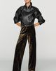 By Anthropologie Velvet High-Rise Wide-Leg Pants - 1