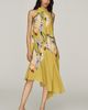 By Anthropologie Victoria Poveda Silk Halter Midi Dress - 1