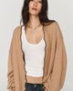 By Anthropologie Waffle-Knit Scalloped Cardigan - 1