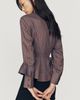 By Anthropologie Waisted Silken Buttondown Top - 3