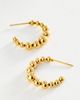 By Anthropologie Water-Resistant Bauble Hoop Earrings - 1
