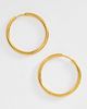 By Anthropologie Water-Resistant Hoop Earrings - 1