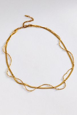 By Anthropologie Water-Resistant Layered Necklace