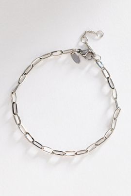 By Anthropologie Water-Resistant Paperclip Bracelet