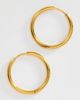 By Anthropologie Water Resistant Classic Hoop Earrings - 1