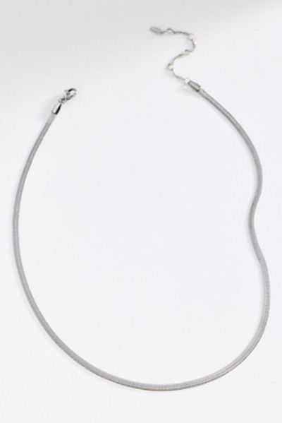 By Anthropologie Water Resistant Herringbone Necklace