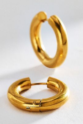 By Anthropologie Water Resistant Medium Tube Earrings