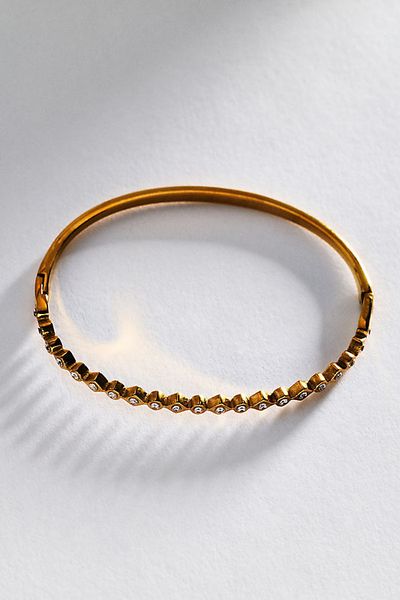 By Anthropologie Water Resistant Mixed Bangle Bracelet