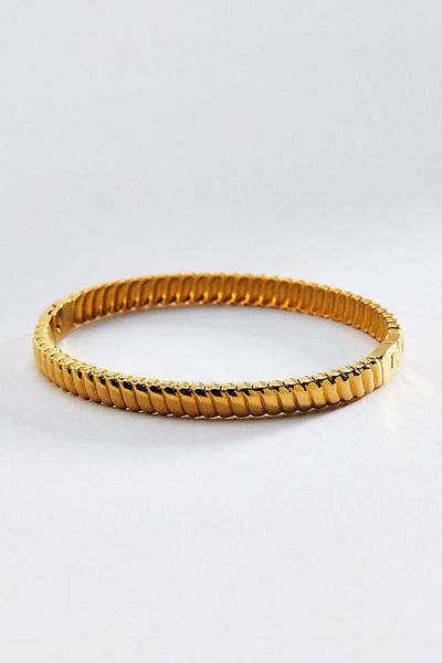 By Anthropologie Water Resistant Ribbed Bangle