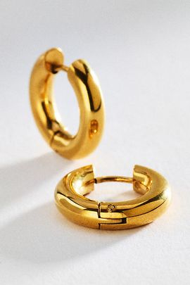 By Anthropologie Water Resistant Small Tube Earrings