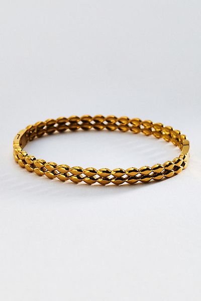 By Anthropologie Water Resistant Textured Bangle