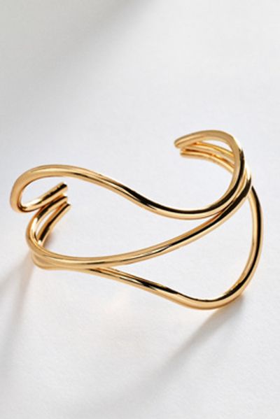 By Anthropologie Wavy Cuff Bracelet