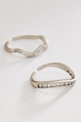 By Anthropologie Wavy Stacking Ring