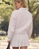 By Anthropologie Weddings Bride Embroidered Quarter-Zip Pullover - 3