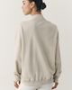 By Anthropologie Weddings Bridesmaid 100% Cotton Mock-Neck Sweatshirt - 3
