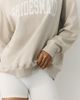 By Anthropologie Weddings Bridesmaid 100% Cotton Mock-Neck Sweatshirt - 4