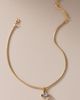 By Anthropologie Weddings By Anthropologie Crystal Bezel Pendant Necklace - 1