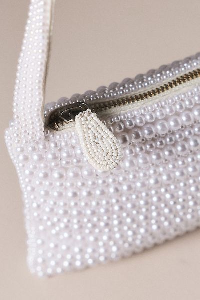 By Anthropologie Weddings By Anthropologie Ellie Pearl Slouchy Shoulder Bag