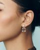 By Anthropologie Weddings By Anthropologie Square Crystal Drop Earrings - 2