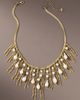 By Anthropologie Weddings Dangle Fringe Necklace - 1