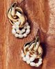 By Anthropologie Weddings Double-Hoop Pearl Drop Earrings - 3