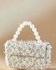 By Anthropologie Weddings Fiona Beaded Bag: Pearl-Strap Embellished Edition - 2