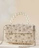 By Anthropologie Weddings Fiona Beaded Bag: Pearl-Strap Embellished Edition - 4