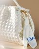 By Anthropologie Weddings I Do Knotted Ribbon Bag Charm - 1