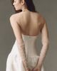 By Anthropologie Weddings Over-The-Elbow Pearl Tulle Fingerless Gloves - 4