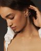 By Anthropologie Weddings Rhinestone Bow Earrings - 1