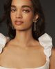 By Anthropologie Weddings Rhinestone Bow Earrings - 2