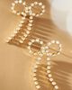 By Anthropologie Weddings Rhinestone Bow Earrings - 3