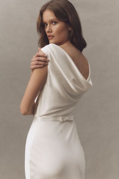 By Anthropologie Weddings Satin Bow Sash