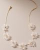 By Anthropologie Weddings Soft Flower Choker Necklace - 1