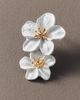 By Anthropologie Weddings Stacked Floral Earrings - 2