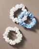 By Anthropologie Weddings To Have And To Hold Satin Hair Scrunchies, Set of 3 - 2