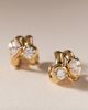 By Anthropologie Weddings Toi et Moi Bezel Hook Earrings - 1