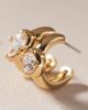 By Anthropologie Weddings Toi et Moi Bezel Hook Earrings - 2