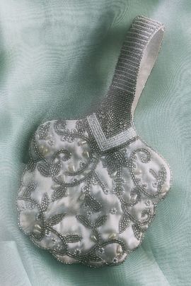 By Anthropologie Weddings Vintage-Style Fan Handbag