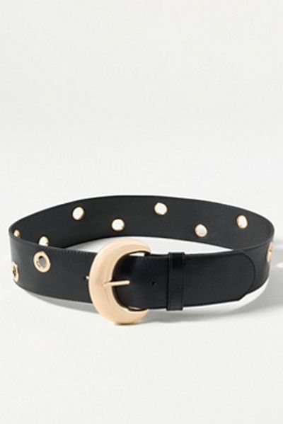 By Anthropologie Wide Grommet Belt