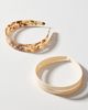 By Anthropologie Wide Resin Headbands, Set of 2 - 2