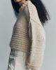 By Anthropologie Wool Blend Chunky Cropped Sweater - 5