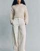 By Anthropologie Wool Blend Chunky Cropped Sweater - 6
