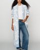 By Anthropologie Wool Blend Jacquard Duster Cardigan - 1