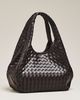 By Anthropologie Woven Faux Leather Hobo Bag - 3