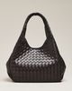 By Anthropologie Woven Faux Leather Hobo Bag - 4