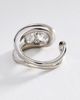 By Anthropologie Wrap Crystal Ring - 3