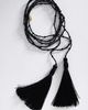 By Anthropologie Wrap Tassel Beaded Lariat Necklace - 2