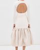 By Efrain Mogollon By Efrain Mogollon Cana Rosa Midi Dress Pearl White - 3
